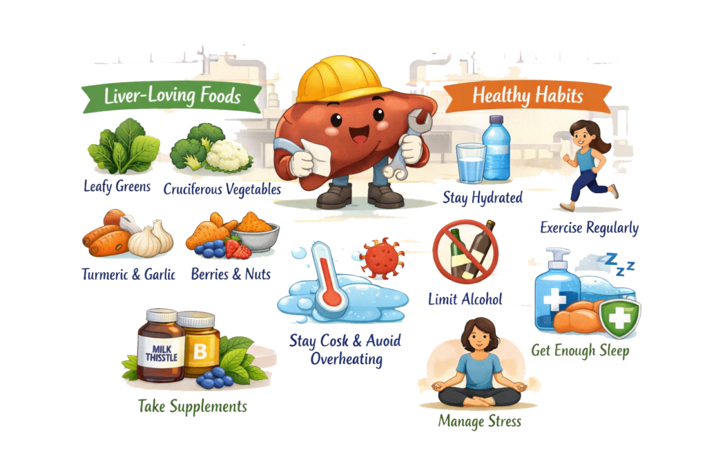 Easy Foods & Habits to Support Your Liver Factory