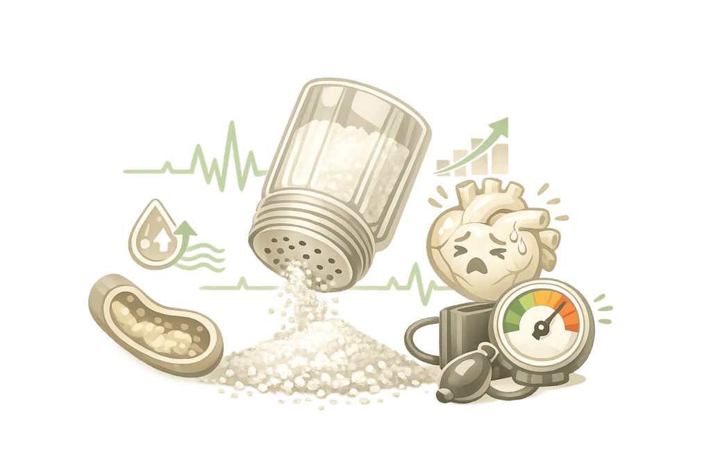 Effect of salt on blood pressure