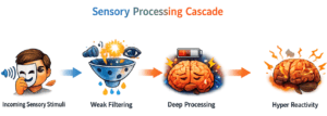 Sensory processing cascade