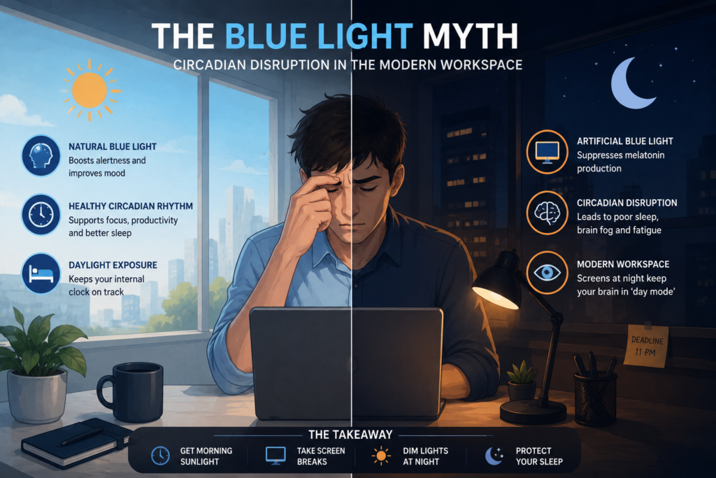The Blue Light Myth: Circadian Disruption in the Modern Workspace