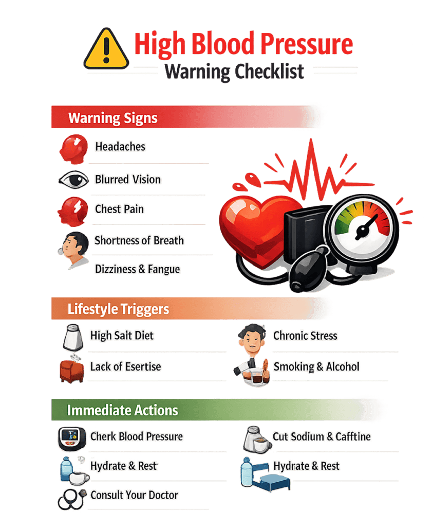 The High Blood Pressure-Warning Checklist