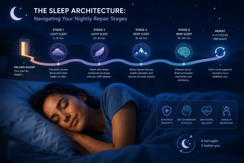 The Sleep Architecture: Navigating Your Nightly Repair Stages