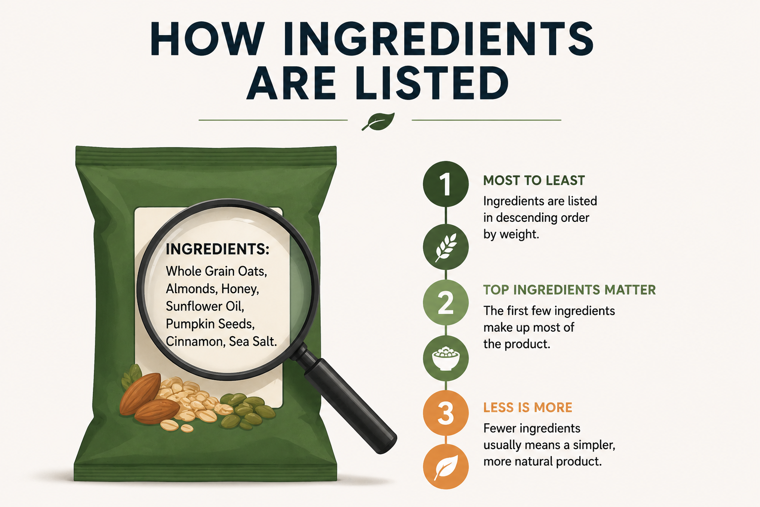 The Weight Rule How Ingredients Are Listed