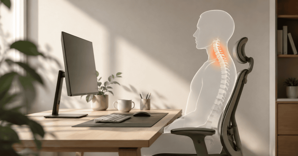 The Invisible Strain: Fixing Your Desk Setup Before It Ruins Your Neck